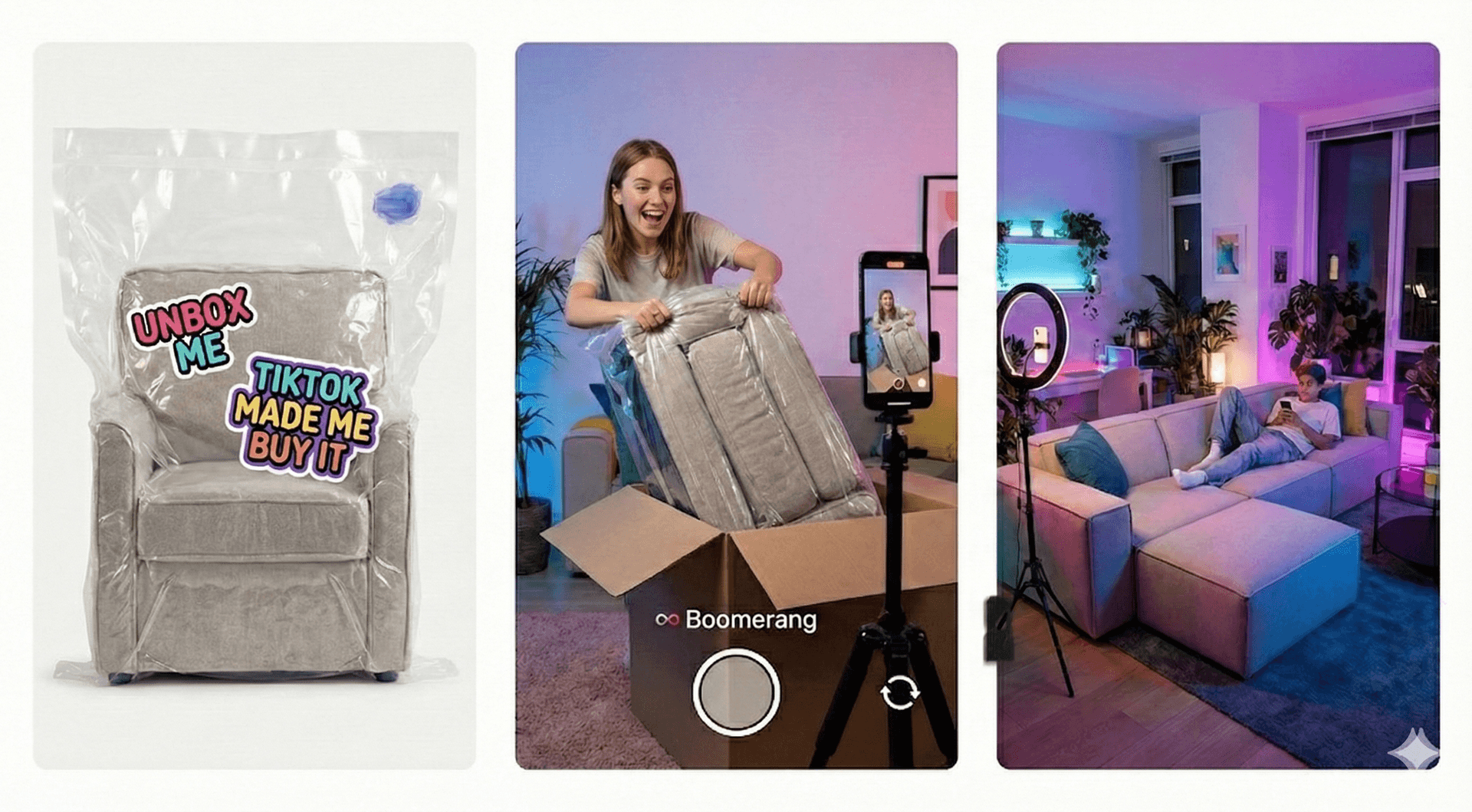 Unboxing Canapé Compressé - TikTok made me buy it